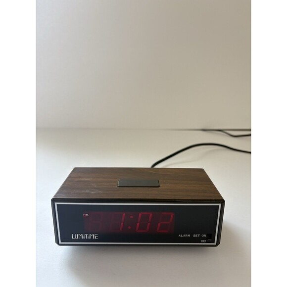 LUMITIME Alarm Clock & Timer Tamura Electric Model SS-3 Japan Faux Wood Tested - Picture 2 of 14